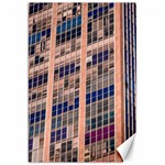Low Angle Photography Of Beige And Blue Building Canvas 20  x 30 