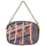 Low Angle Photography Of Beige And Blue Building Chain Purse (Two Sides)