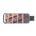 Low Angle Photography Of Beige And Blue Building Portable USB Flash (Two Sides)