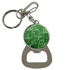 Mathematics Green Bottle Opener Key Chain by snowwhitegirl