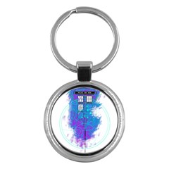 Tattoo Tardis Seventh Doctor Doctor Key Chain (round) by Sudhe