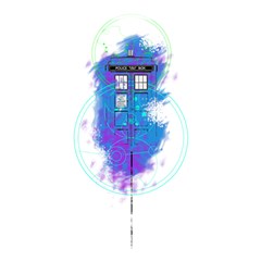 Tattoo Tardis Seventh Doctor Doctor Shower Curtain 48  X 72  (small)  by Sudhe