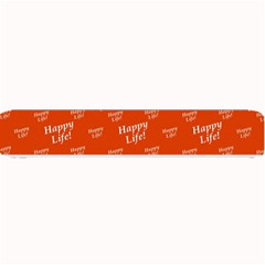 Motivational Happy Life Words Pattern Small Bar Mats by dflcprintsclothing