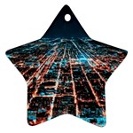 Aerial Shot Of Buildings Ornament (Star)