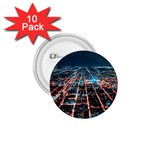 Aerial Shot Of Buildings 1.75  Buttons (10 pack)