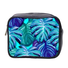 Leaves Tropical Palma Jungle Mini Toiletries Bag (two Sides) by Simbadda