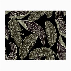 Jungle Leaves Tropical Pattern Small Glasses Cloth (2 Sides) by Simbadda