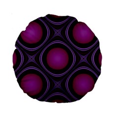 Abstract Background Design Purple Standard 15  Premium Round Cushions by Sudhe