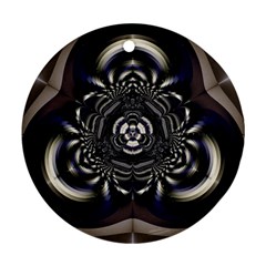 Abstract Artwork Art Fractal Round Ornament (two Sides)