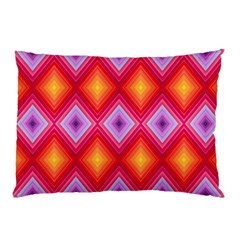 Texture Surface Orange Pink Pillow Case (two Sides)