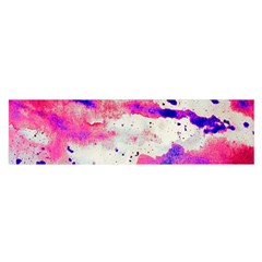 Watercolor Splatter Hot Pink/purple Satin Scarf (oblong)