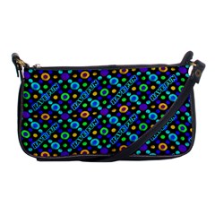Have Fun Multicolored Text Pattern Shoulder Clutch Bag by dflcprintsclothing