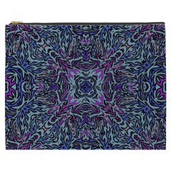 Pattern Fire Purple Repeating Cosmetic Bag (xxxl) by Wegoenart