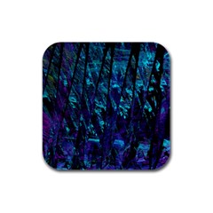 Who Broke The 80s Rubber Square Coaster (4 Pack)  by designsbyamerianna