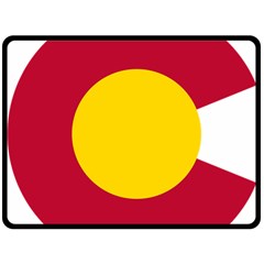 Colorado State Flag Symbol Double Sided Fleece Blanket (large)  by FlagGallery