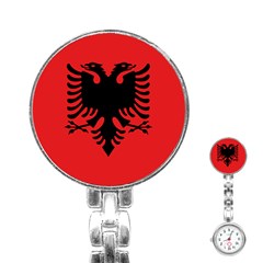 Albania Flag Stainless Steel Nurses Watch by FlagGallery