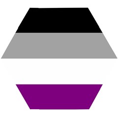 Asexual Pride Flag Lgbtq Wooden Puzzle Hexagon by lgbtnation