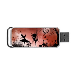 Little Fairy Dancing In The Night Portable Usb Flash (two Sides) by FantasyWorld7