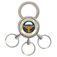 Seal Of Special Operations Command Pacific 3-ring Key Chain by abbeyz71