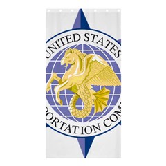 Emblem Of United States Transportation Command Shower Curtain 36  X 72  (stall)  by abbeyz71
