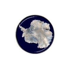 Satellite Image Of Antarctica Hat Clip Ball Marker by abbeyz71