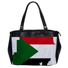 Sudan Flag Map Geography Outline Oversize Office Handbag by Sapixe