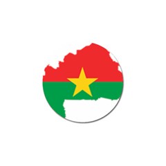 Burkina Faso Flag Map Geography Golf Ball Marker (10 Pack)