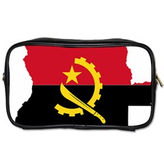 Angola Flag Map Geography Outline Toiletries Bag (one Side) by Sapixe