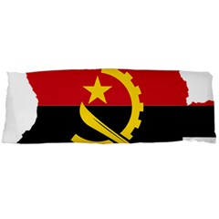 Angola Flag Map Geography Outline Body Pillow Case Dakimakura (two Sides) by Sapixe