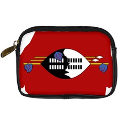 Swaziland Flag Map Geography Digital Camera Leather Case by Sapixe