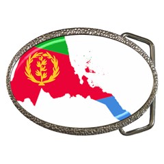 Eritrea Flag Map Geography Outline Belt Buckles by Sapixe