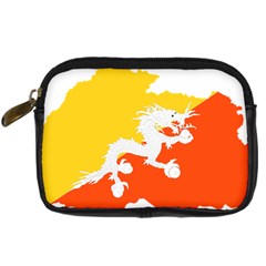 Borders Country Flag Geography Map Digital Camera Leather Case