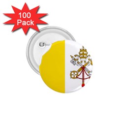 Vatican City Country Europe Flag 1 75  Buttons (100 Pack)  by Sapixe