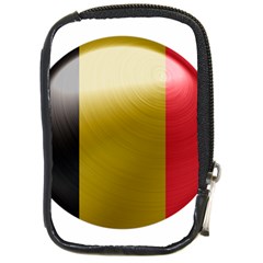Belgium Flag Country Europe Compact Camera Leather Case by Sapixe