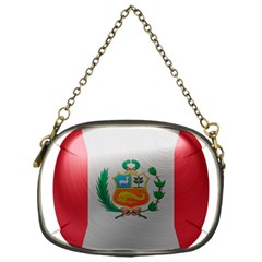 Peru Flag Country Symbol Nation Chain Purse (one Side)