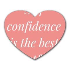 Self Confidence  Heart Mousepads
