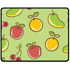 Seamless Healthy Fruit Fleece Blanket (medium)  by HermanTelo
