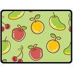 Seamless Healthy Fruit Double Sided Fleece Blanket (Large)  80 x60  Blanket Front