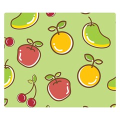Seamless Healthy Fruit Double Sided Flano Blanket (small)  by HermanTelo
