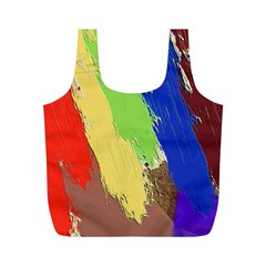 Abstract Painting Full Print Recycle Bag (m)