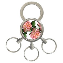 Roses Flowers Perfume Garden 3-ring Key Chain by Pakrebo