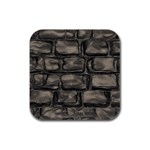 Stone Patch Sidewalk Rubber Square Coaster (4 pack) 