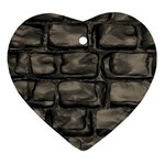 Stone Patch Sidewalk Heart Ornament (Two Sides)