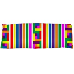 Rainbow Geometric Spectrum Body Pillow Case Dakimakura (two Sides) by Mariart