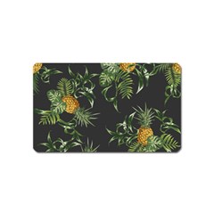 Pineapples Pattern Magnet (name Card) by Sobalvarro