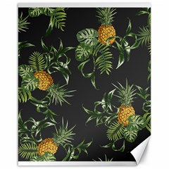 Pineapples Pattern Canvas 16  X 20  by Sobalvarro