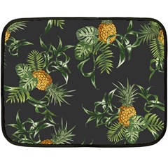 Pineapples Pattern Fleece Blanket (mini) by Sobalvarro