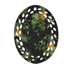 Pineapples Pattern Ornament (oval Filigree) by Sobalvarro