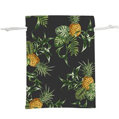 Pineapples Pattern  Lightweight Drawstring Pouch (xl) by Sobalvarro