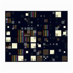 Blocks Pattern Rainbow, Backgrounds Textures Small Glasses Cloth by Simbadda
